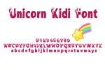 Unicorn Kidi Font