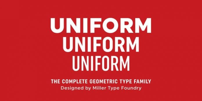 Uniform (с) Miller Type Foundry