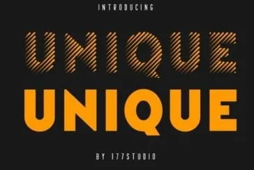 Unique Font