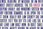 Uniser - Condensed Sans