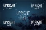 Upright Font