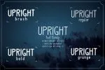 Upright Font