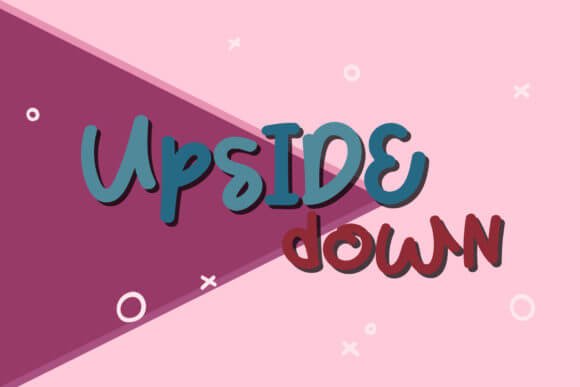 Upside Down Font