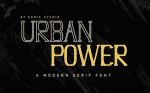 Urban Power - Modern Serif Font [2-Weights]