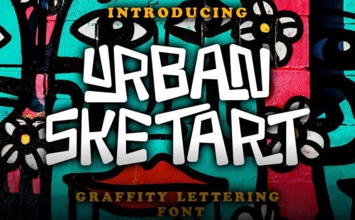 Urban Sketart - Creative Graffiti Le Font
