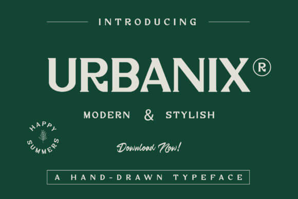 Urbanix Font