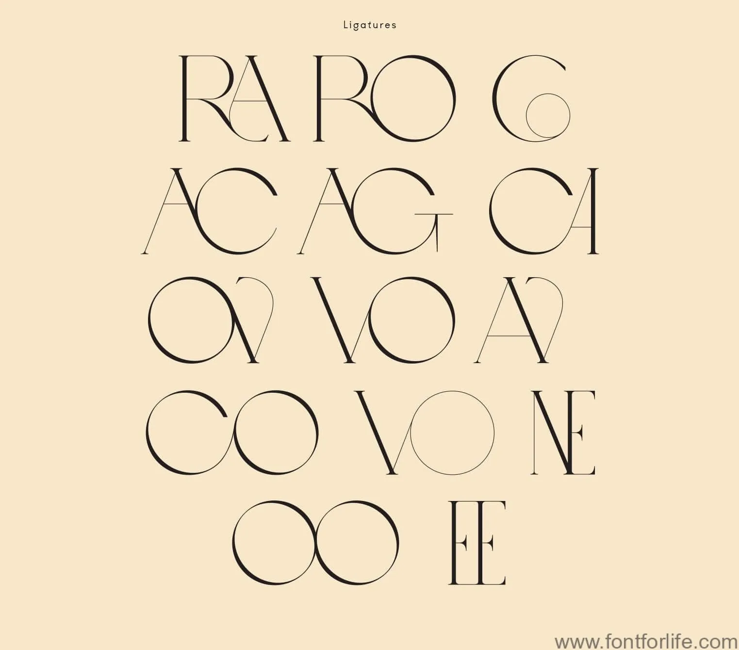 VJ Love Typeface Font