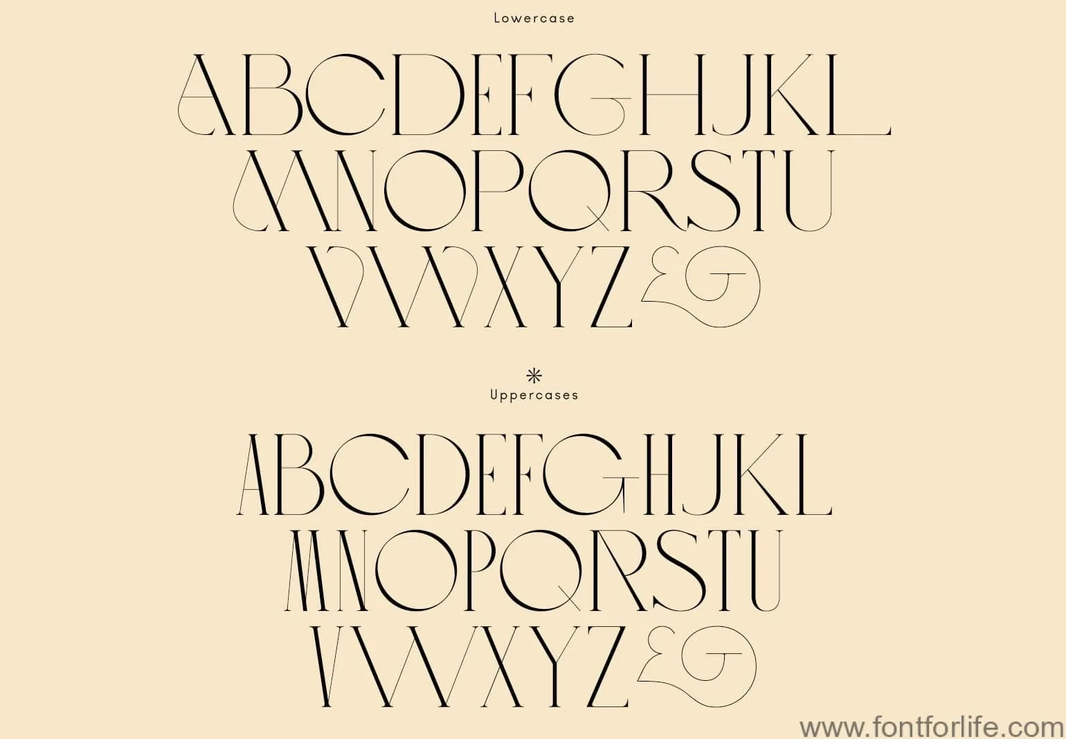 VJ Love Typeface Font