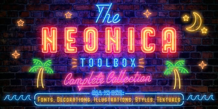 VV Neonica Font Family