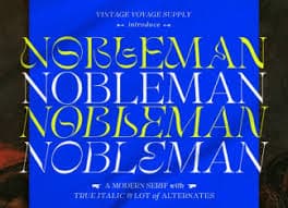 VVS Nobleman Font