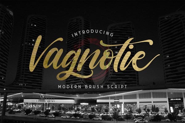 Vagnotie - Modern Brush Font