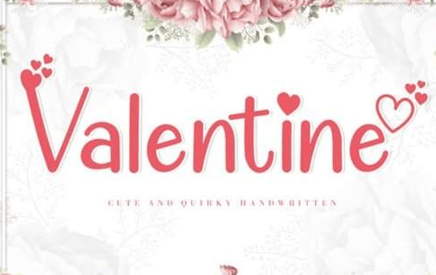 Valentine Cute Font