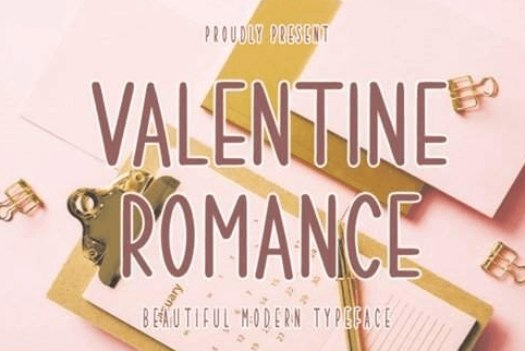 Valentine Romance Font
