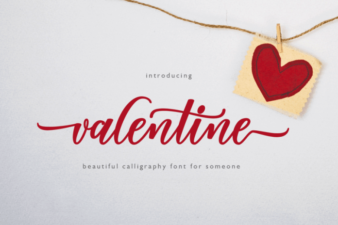 Valentine Script Font
