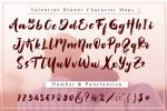 Valentine dinner font
