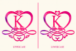 Valentines Monogram Font