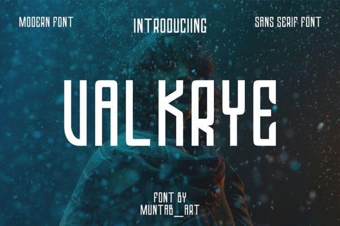Valkrye Modern Font