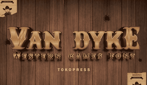 Van Dyke - Western Font