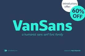 VanSans Type Family
