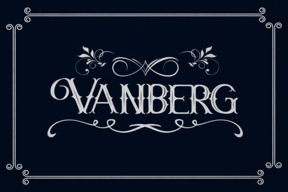 Vanberg Font