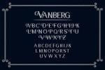 Vanberg Font