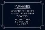 Vanberg Font