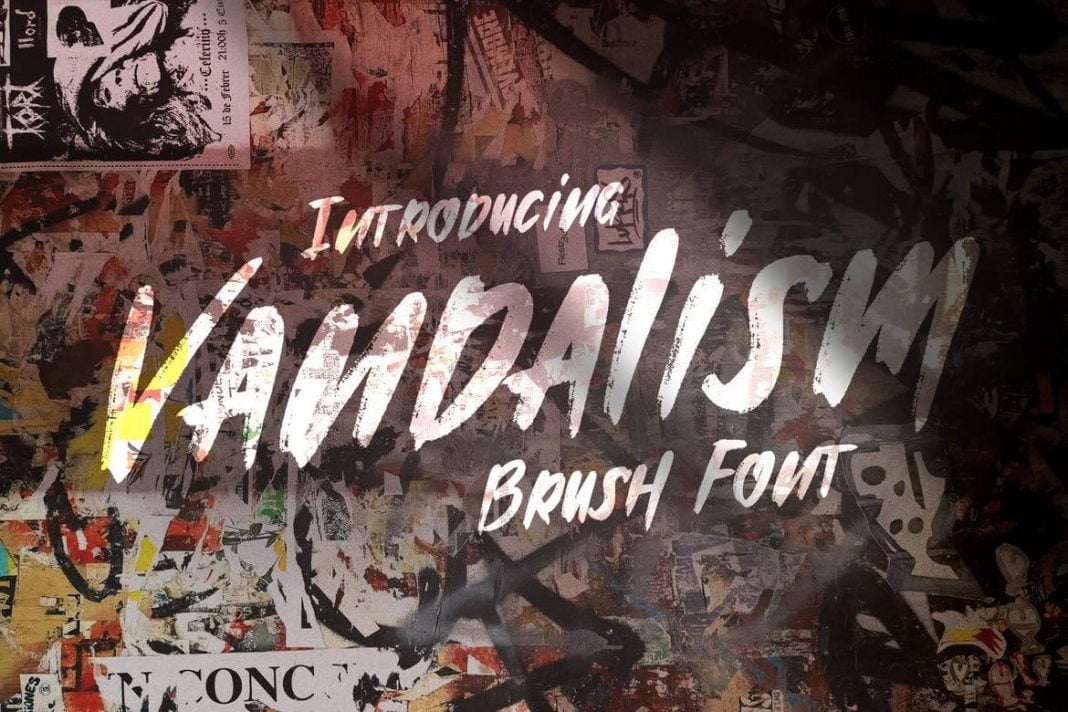 Vandalism - Urban Street Brush Font