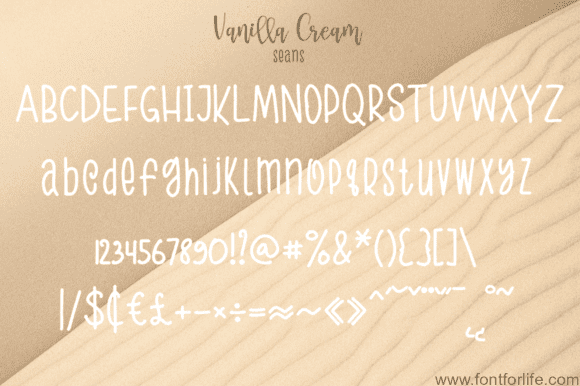 Vanilla Cream Font
