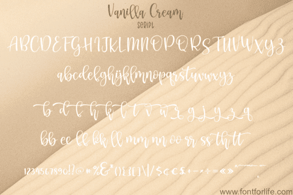 Vanilla Cream Font
