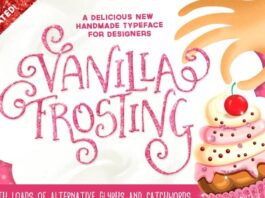 Vanilla Frosting Typeface Font
