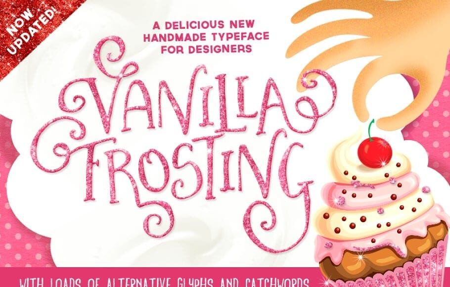 Vanilla Frosting Typeface Font Vanilla Frosting Typeface Font