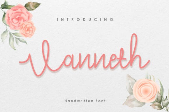 Vanneth - Elegant Handwritten Font