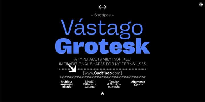 Vastago Grotesk Font