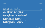 Vaughan Sans FontVaughan Sans Font