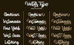 Vector Type Handlettering Font