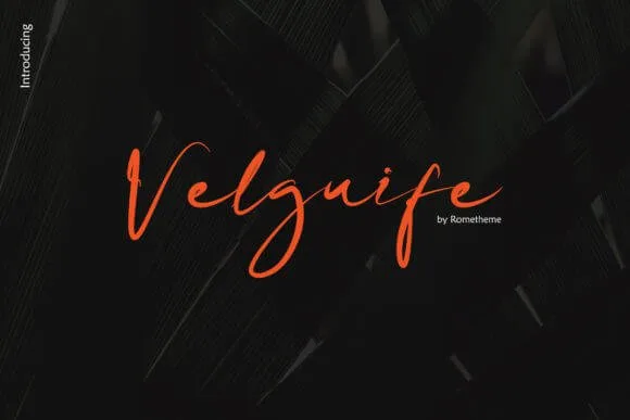 Velgiufe Script Font