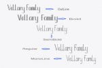 Vellary Family Font
