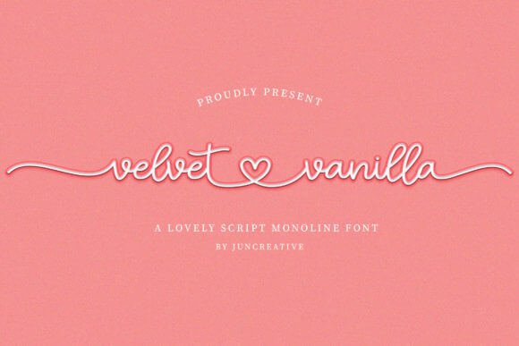 Velvet Vanilla Font