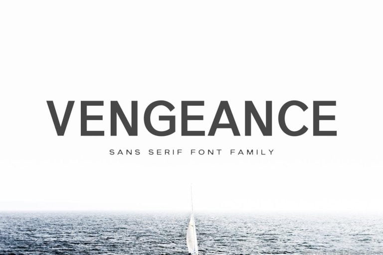 Vengeance Sans Serif Font Family Free Download