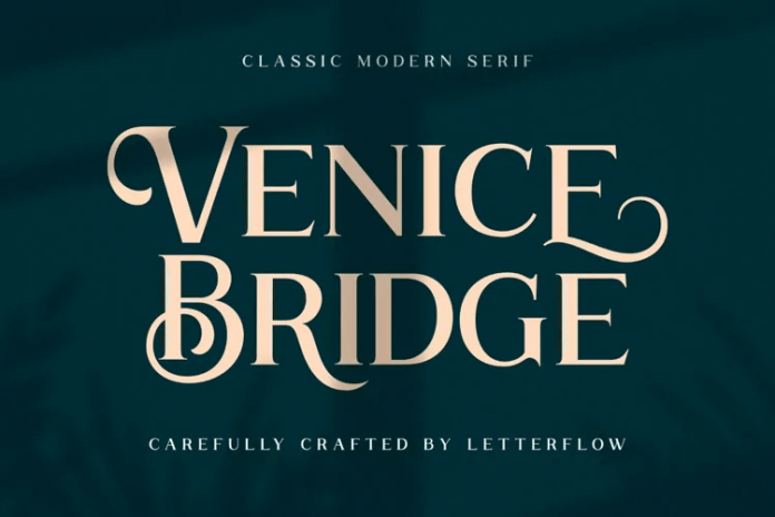 Venice Bridge Font