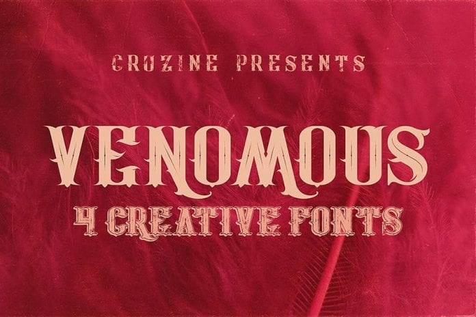Venomous Typeface Font