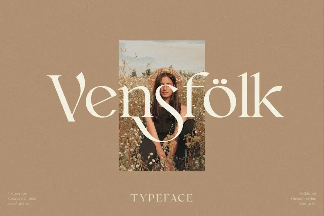 Vensfolk Classic Modern Typeface Font