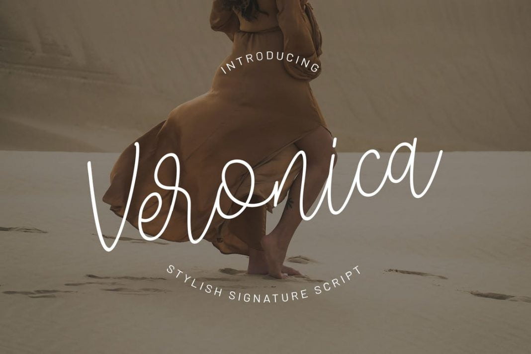 Veronica - Signature Script Font