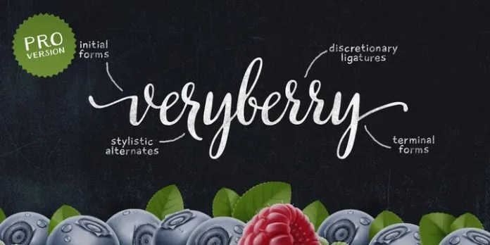 Veryberry Pro Font