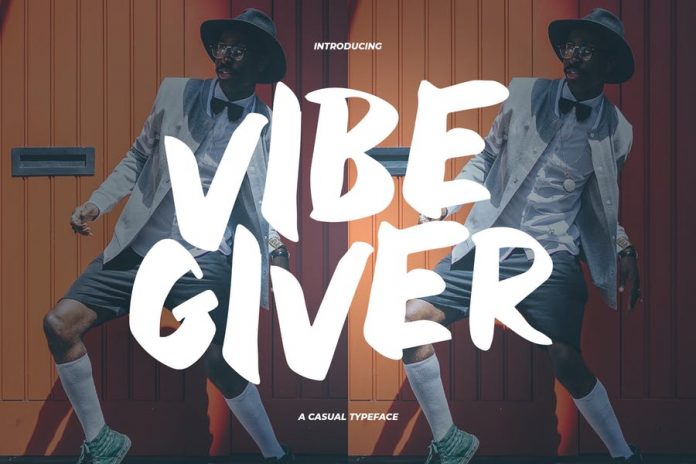 VibeGiver - A Casual Typeface Font