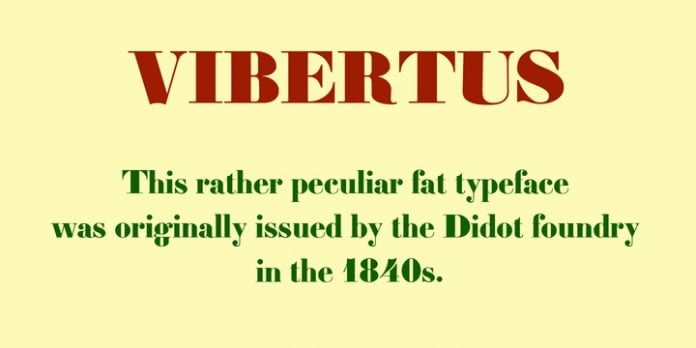 Vibertus Font