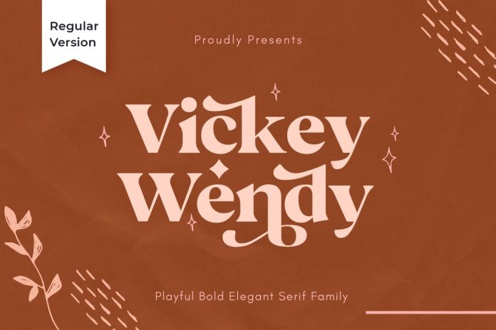 Vicky Regular - Modern Vintage Typeface Font