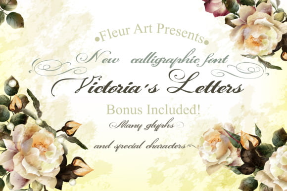 Victoria's Letters Font