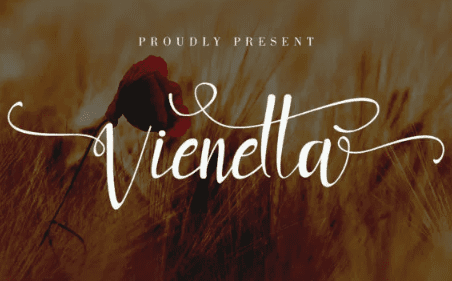Vienetta Font