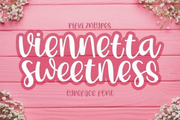 Viennetta Sweetness Font